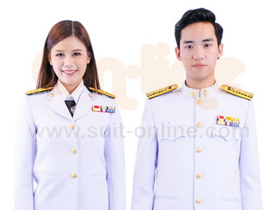 ชุดเครื่องแบบปกติขาว